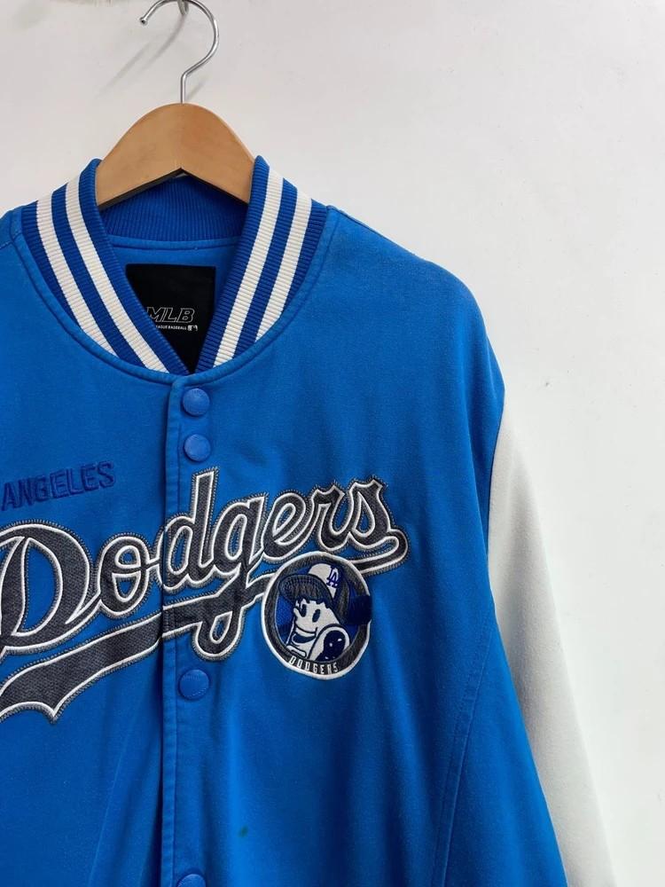 110 MLB 엠엘비 LA 다저스 바시티 자켓 블루 6