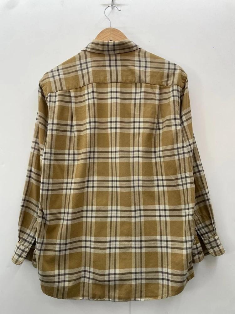 95 남성 90s YSL 입생로랑 뿌르 옴므 올드스쿨 빈티지 체크 긴팔 셔츠 11