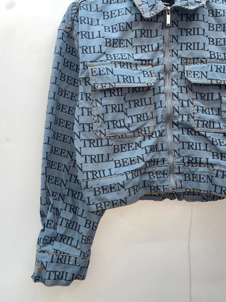 XS 빈트릴 BEENTRILL 데님 크롭 자켓 우먼스 새상품 5