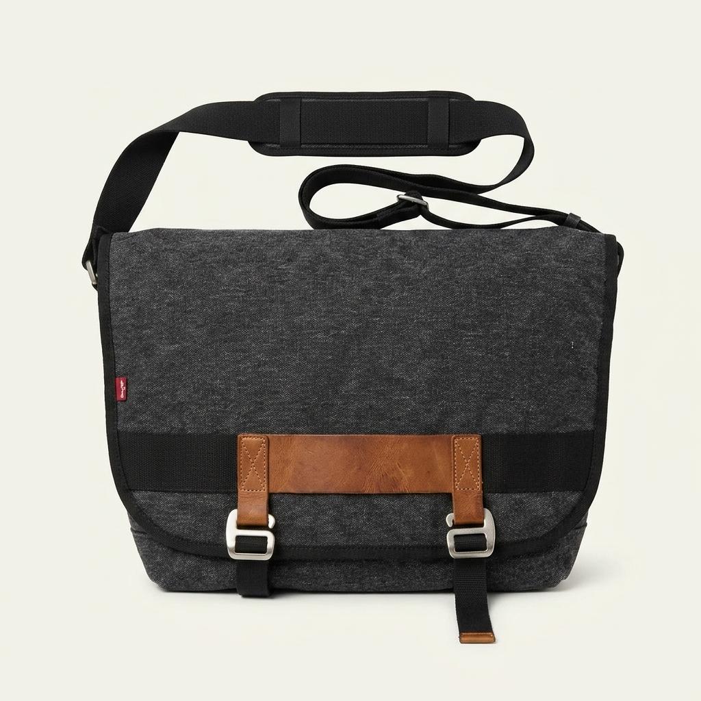 OS 리바이스 빈티지 메신저백 크로스백 차콜 리바이스 커뮤터 16SS 1