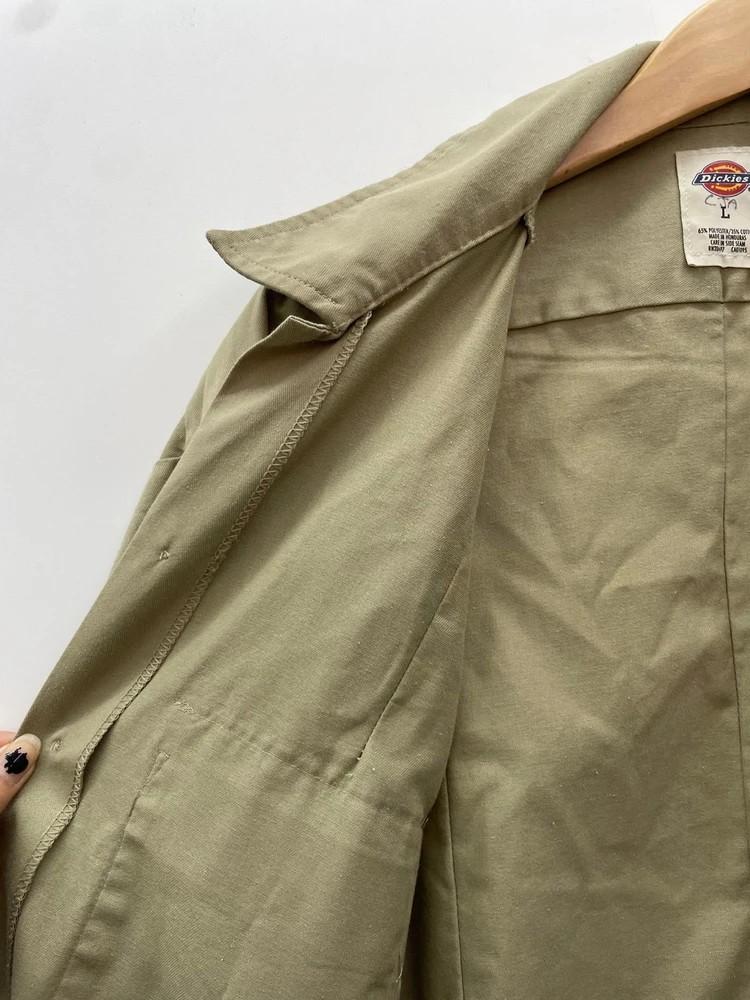라지 Dickies 디키즈 베이지 워크웨어 코튼 셔츠 9