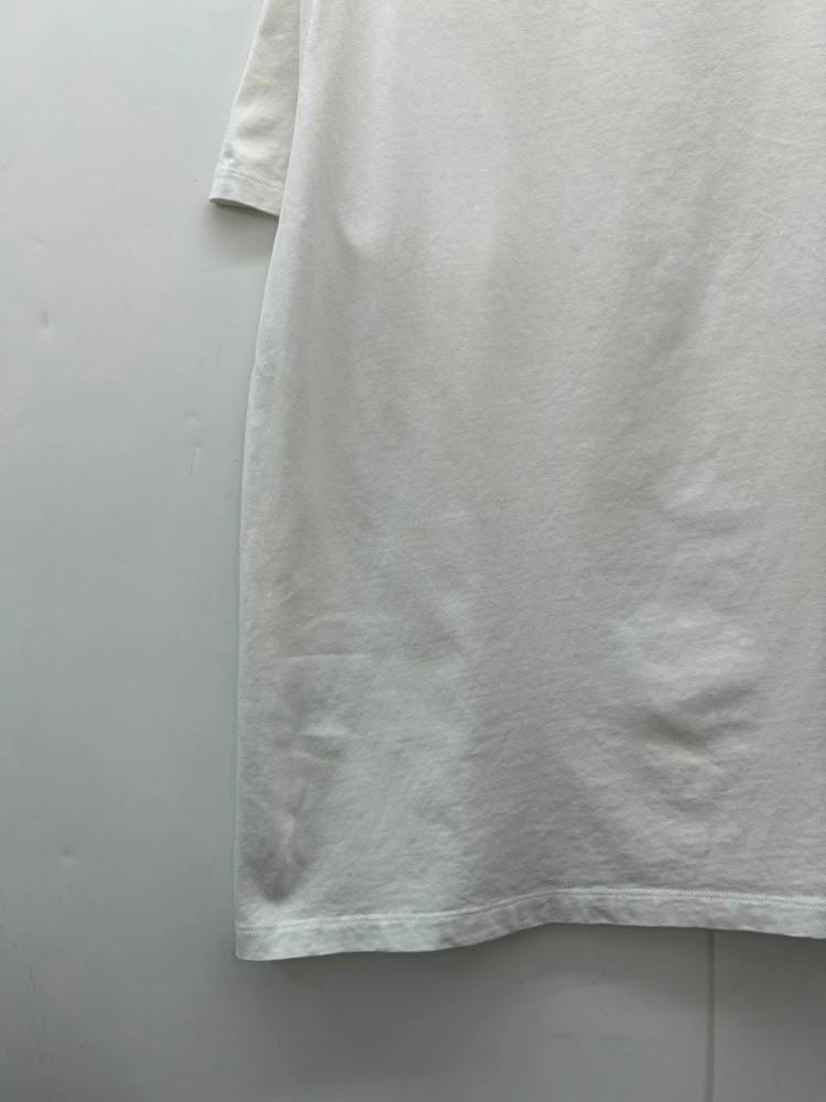 라지 A.P.C. 아페쎄 로고 화이트 오버핏 반팔 티셔츠 6