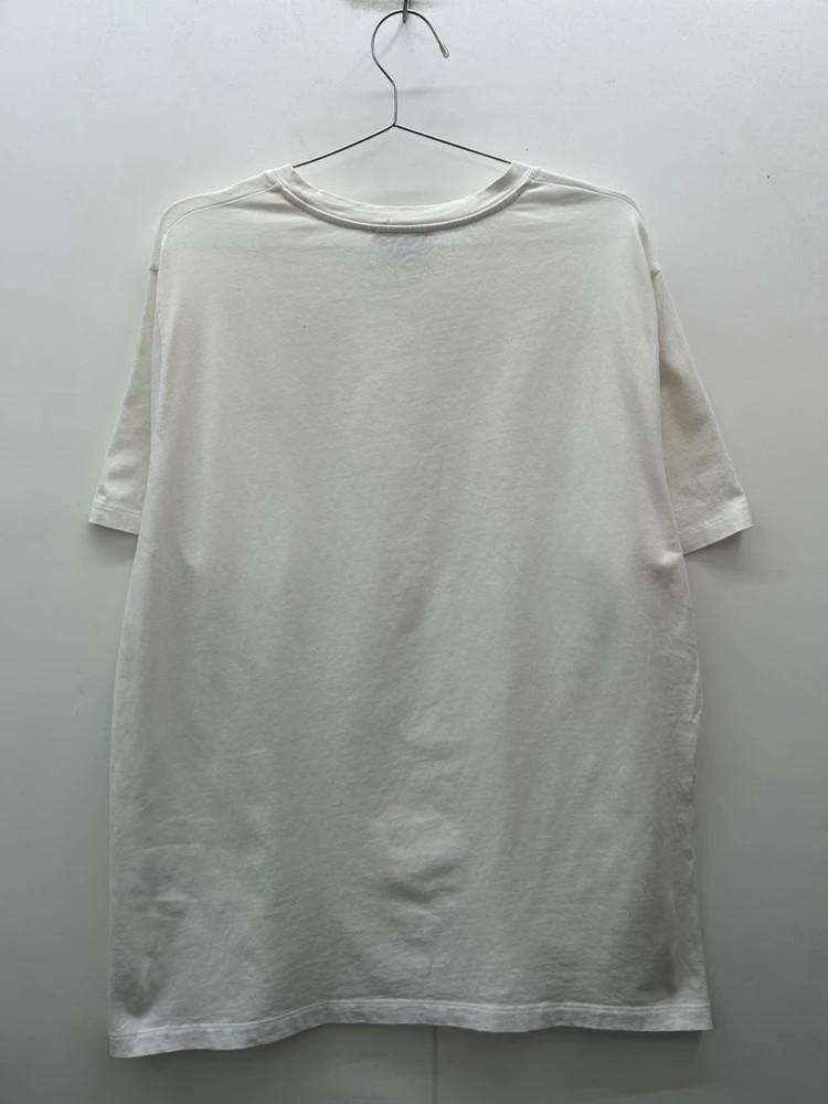 라지 A.P.C. 아페쎄 로고 화이트 오버핏 반팔 티셔츠 9
