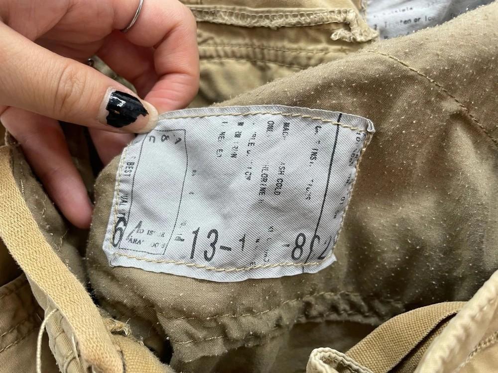 미디움 아베크롬비 피치 베이지 워크 카고 팬츠 9
