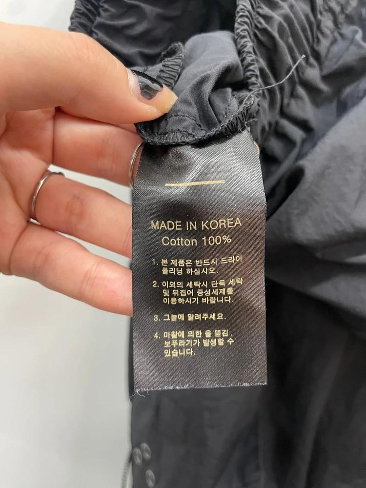 2 드네이지 나인 포켓 카고바지 오버핏 블랙 9