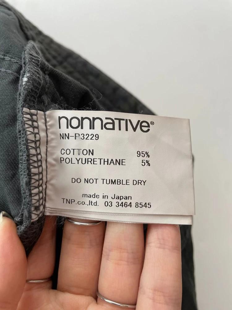 2 사이즈 nonnative 논네이티브 남성 코튼 팬츠 차콜 10