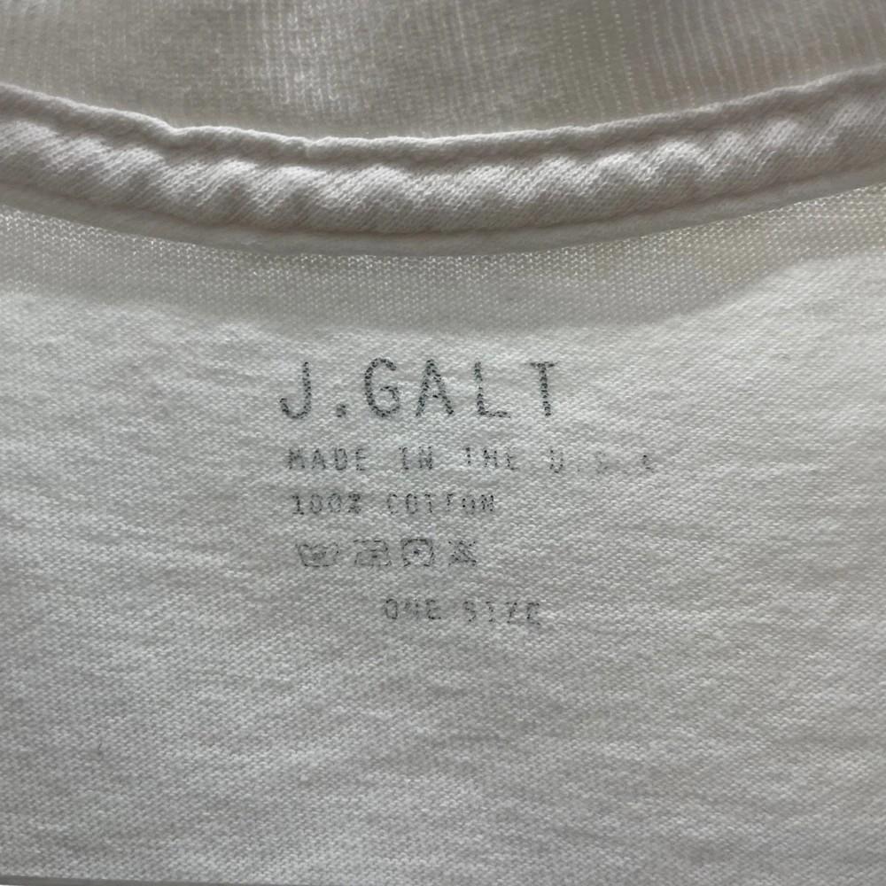 프리 J. Galt 여성 차콜 샌프란시스코 크롭 반팔 티셔츠 화이트 6