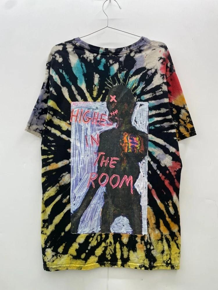 라지 Travis Scott 트래비스 스캇 캑터스잭 머천 타이다이 반팔 7