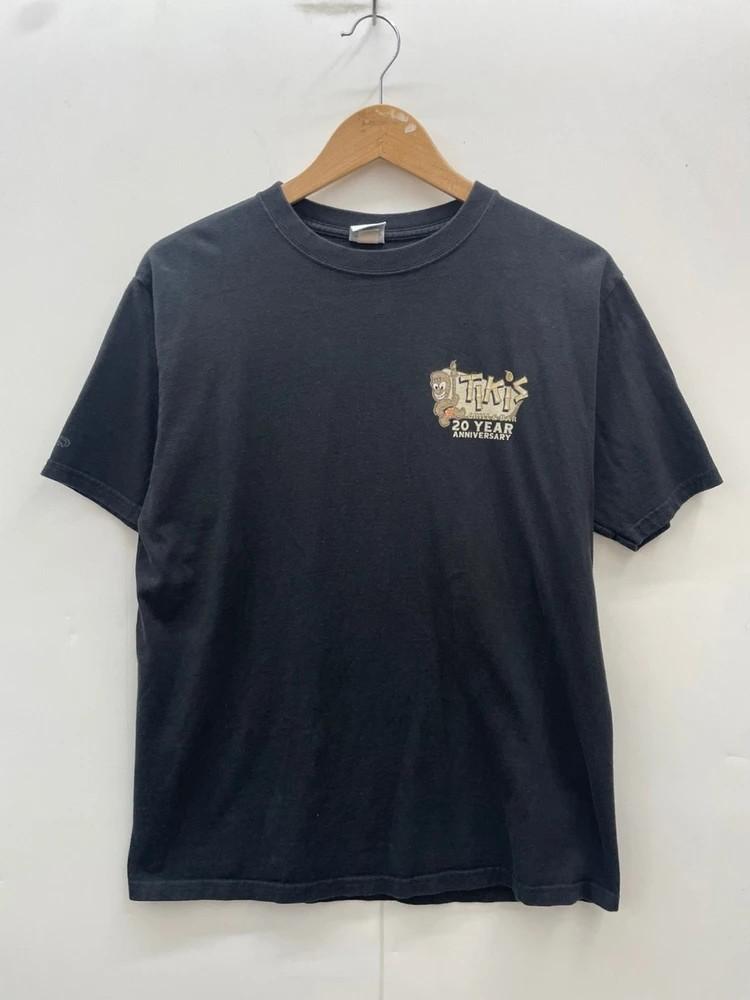 미디움 Crazy Shirts 크레이지 셔츠 프린팅 반팔 티셔츠 블랙 4