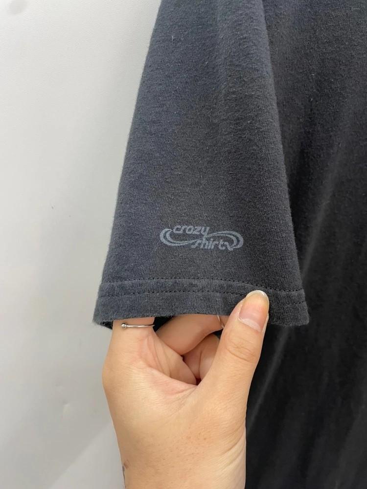 미디움 Crazy Shirts 크레이지 셔츠 프린팅 반팔 티셔츠 블랙 7