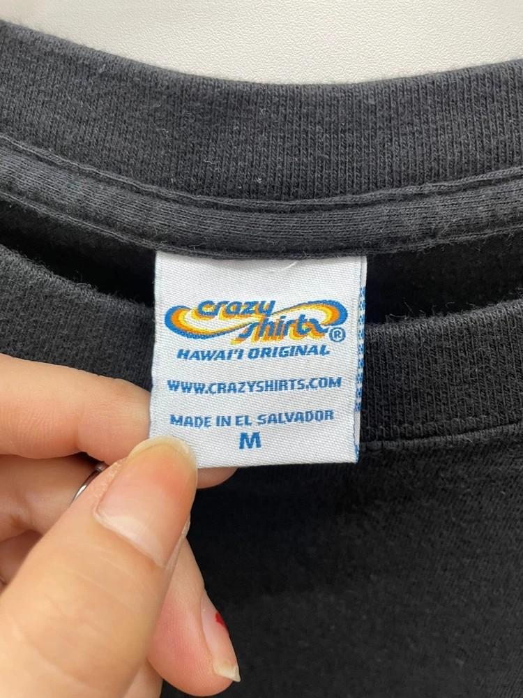 미디움 Crazy Shirts 크레이지 셔츠 프린팅 반팔 티셔츠 블랙 8
