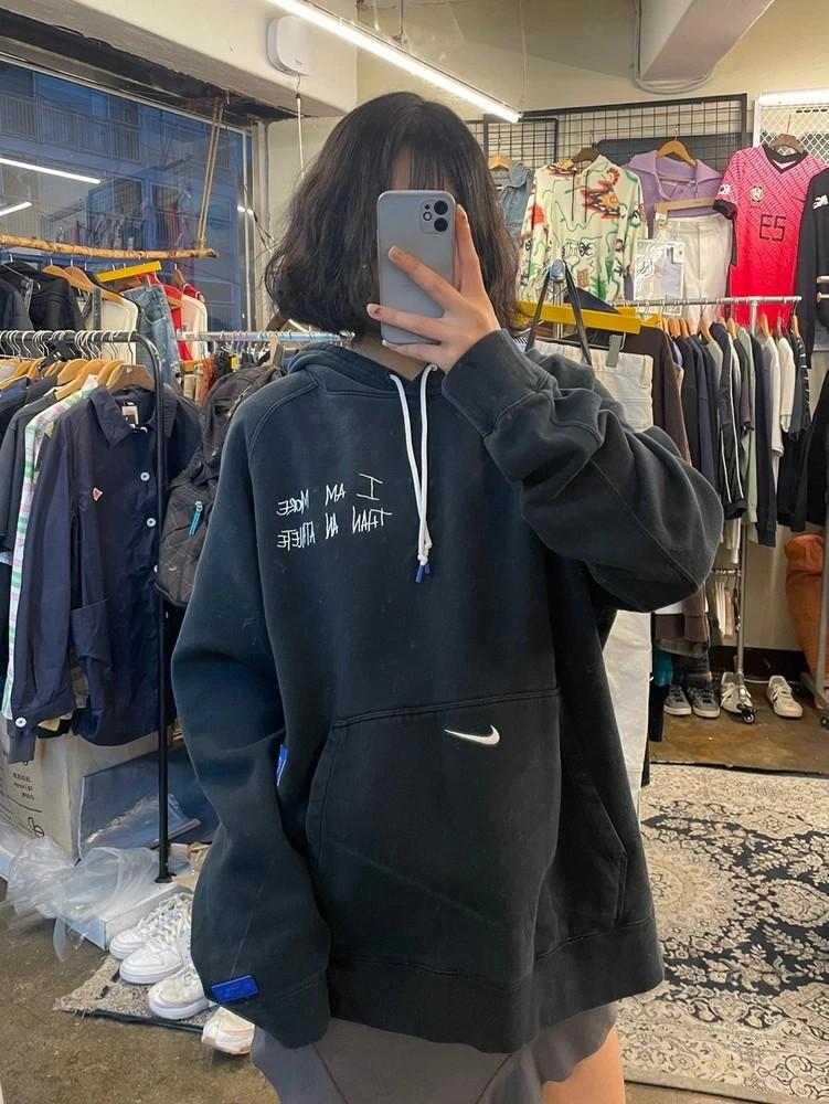 XL 나이키 X UN 르브론 제임스 미드 스우시 후디 블랙 2