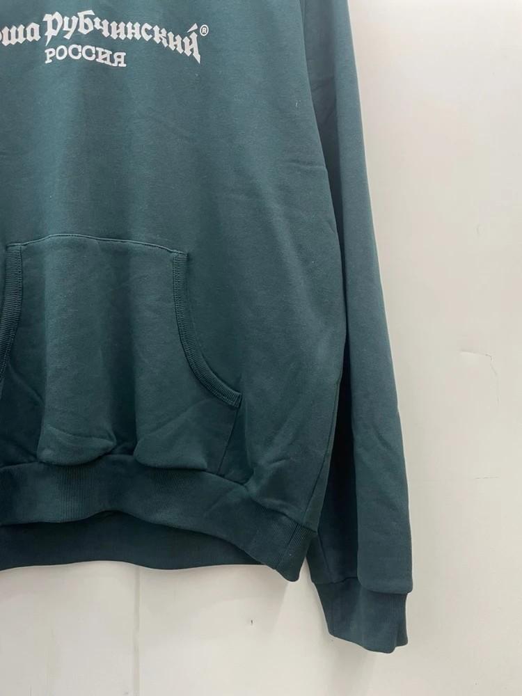 라지 Gosha Rubchinskiy 고샤 루브친스키 리플렉티브 로고 후드 딥그린 4