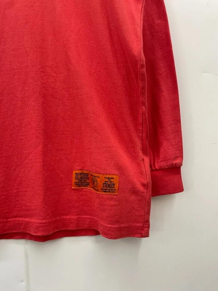 3 사이즈 Heron Preston 헤론 프레스톤 DSNY 레드 롱 슬리브 4
