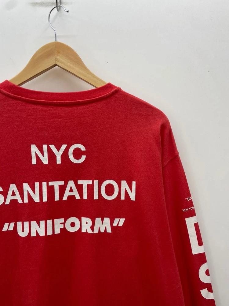 3 사이즈 Heron Preston 헤론 프레스톤 DSNY 레드 롱 슬리브 9