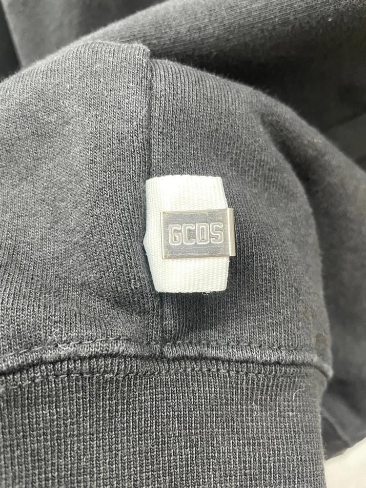 미디움 남자 GCDS 로고 레귤러 오버핏 후드티 7