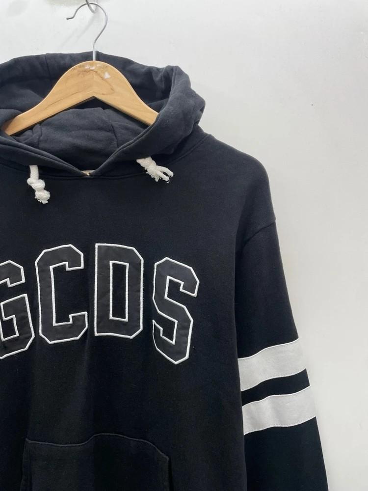 미디움 남자 GCDS 로고 레귤러 오버핏 후드티 6