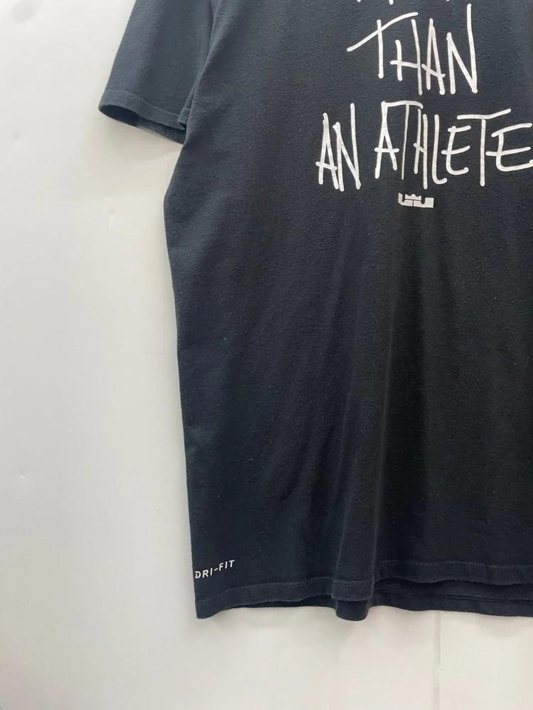 XL 남성 나이키 드라이핏 르브론 제임스 반팔 티셔츠 블랙 5