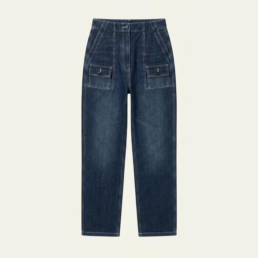 32 CARTER'S VTG 일자핏 투포켓 스티치 데님 팬츠 1