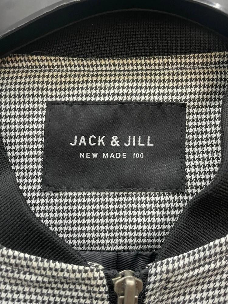 100 JACK & JILL 잭앤질 남성 소매 배색 집업 블루종 자켓 7