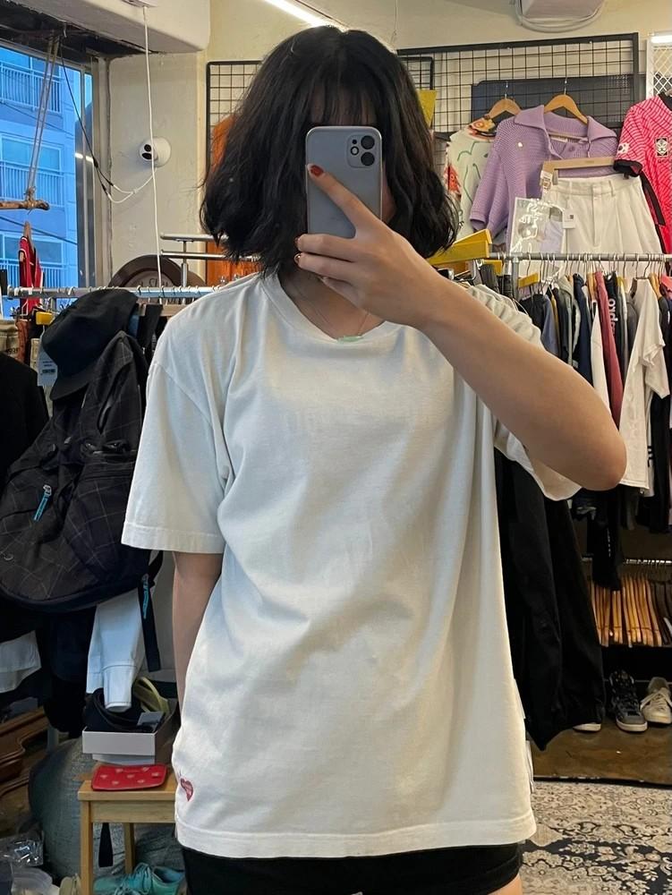 미디움 휴먼메이드 하트 화이트 반팔 티셔츠 2