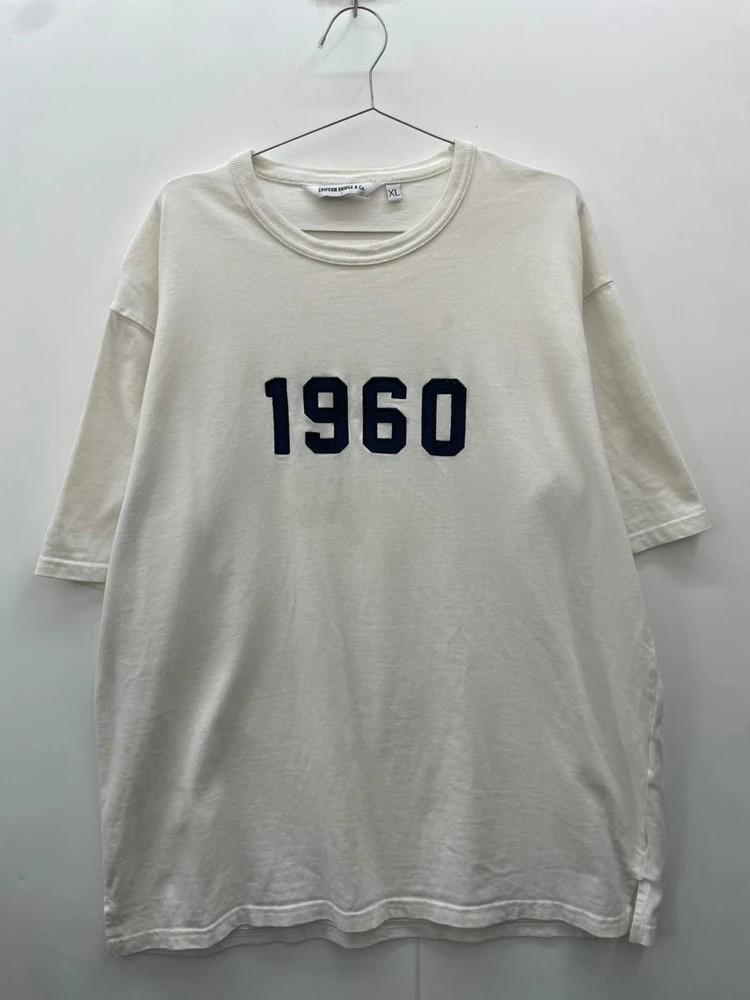 110 XL 유니폼브릿지 1960 로고 화이트 반팔 티셔츠 4