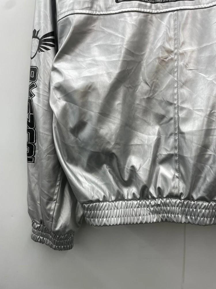 VTG 레이싱 점퍼 가죽 자켓 실버 빈티지 6
