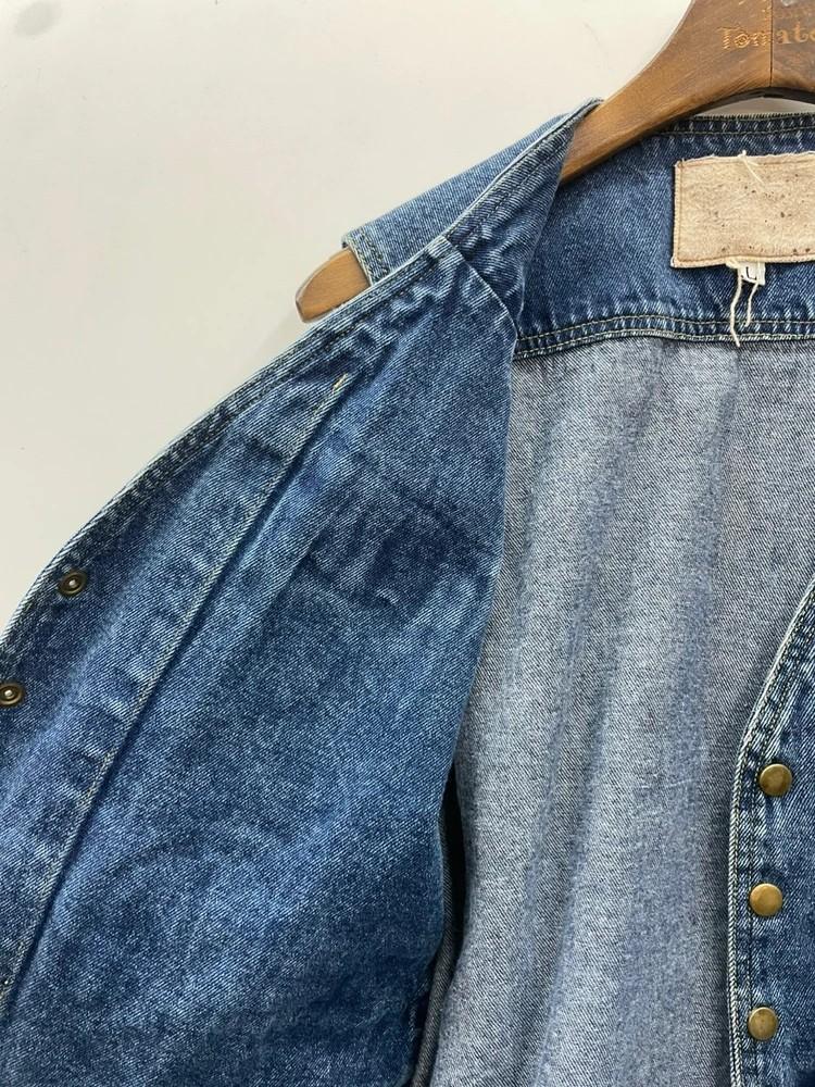 라지 피싱 Vintage MANX 멀티포켓 데님 조끼 9