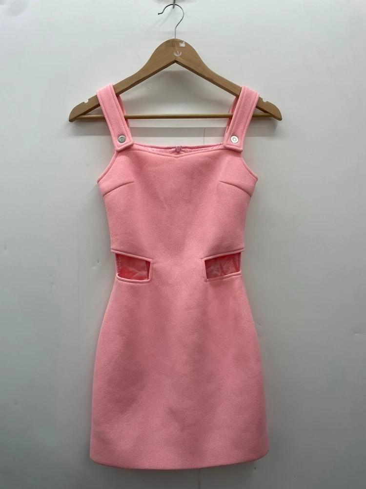 coperni 핑크 컷 아웃 드레스 3