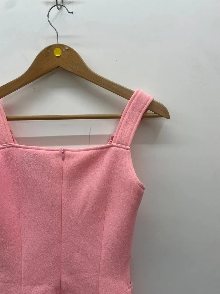 coperni 핑크 컷 아웃 드레스 5