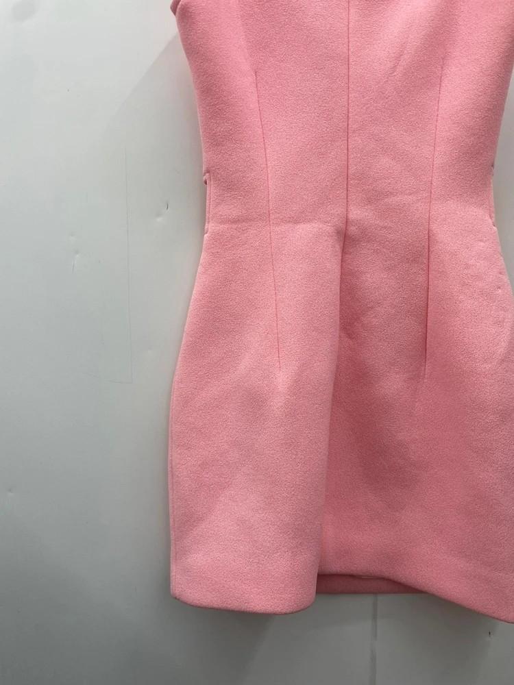 coperni 핑크 컷 아웃 드레스 7