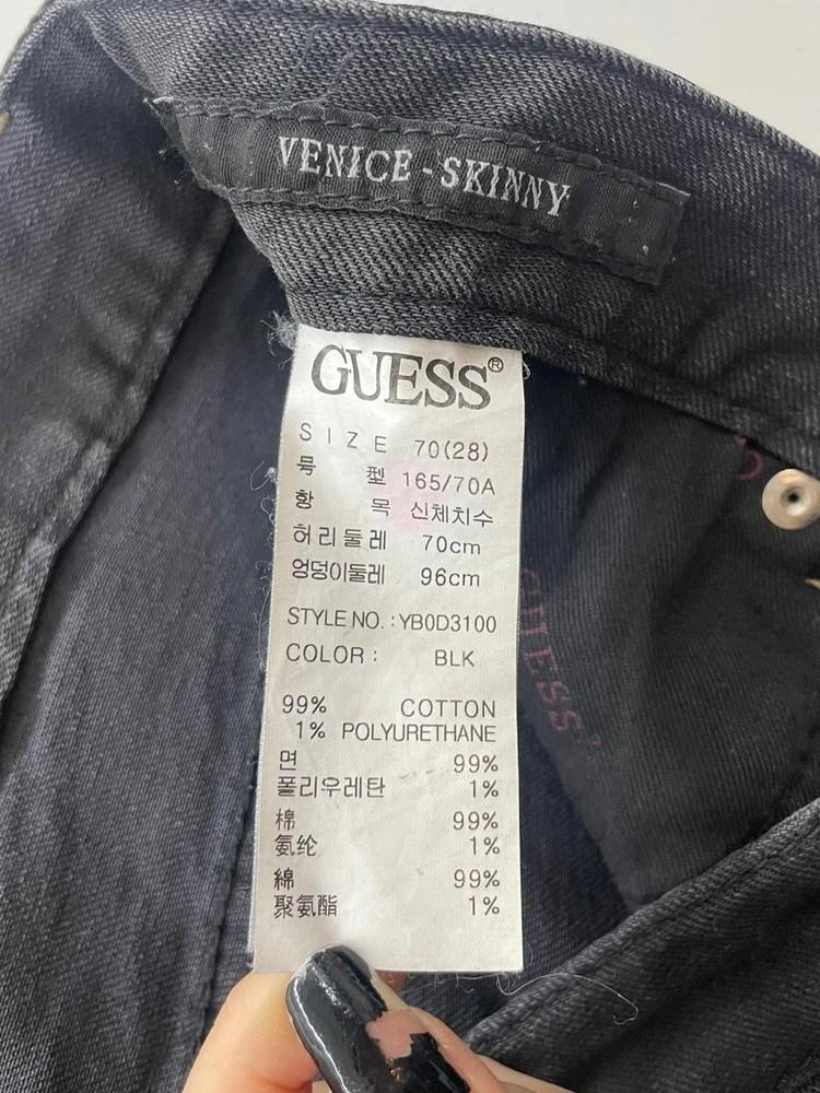 28 게스 슬림핏 블랙진 팬츠 청바지 11