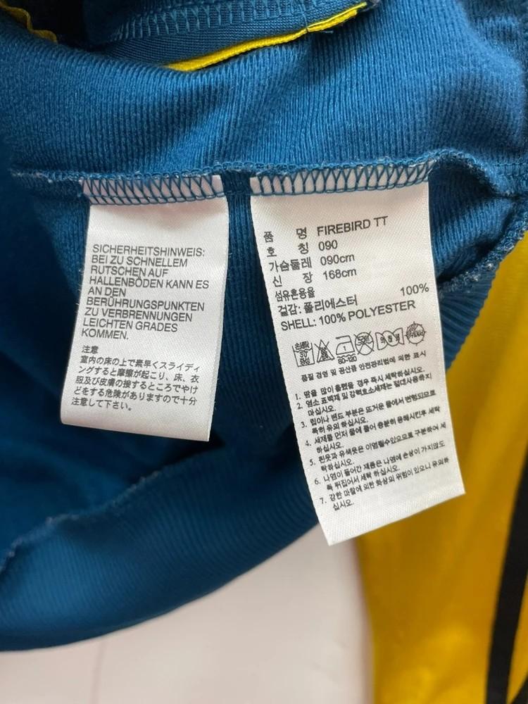 90 아디다스 파이어버드 큐빅 배색 빅로고 트랙탑 져지 11