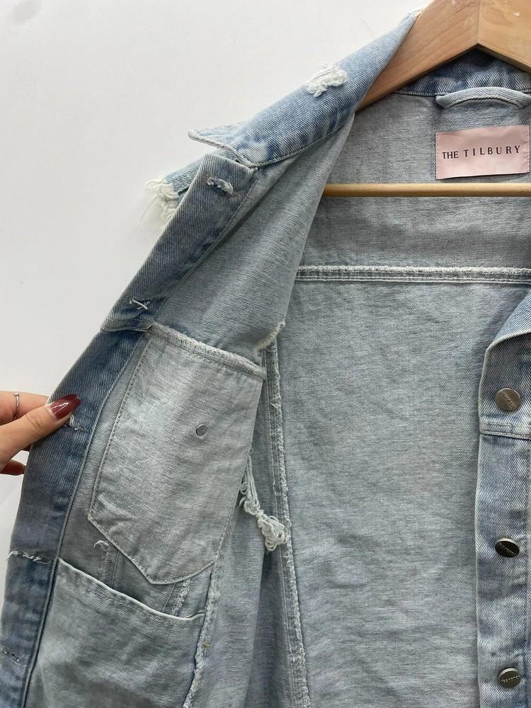 프리 the tilbury 데님 베스트 조끼 여자 10