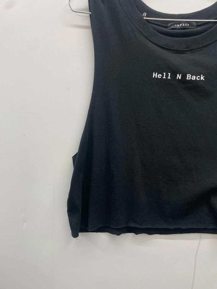 새상품 인프랩 여자 민소매블랙 Hell N Back Sleeveless 6