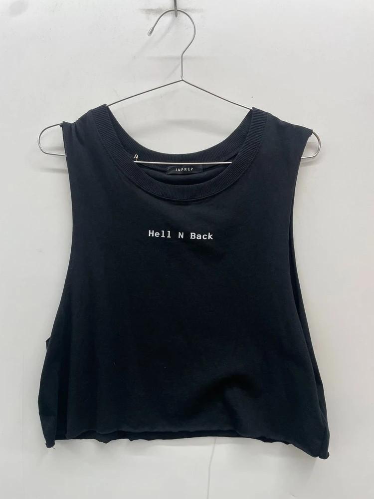 새상품 인프랩 여자 민소매블랙 Hell N Back Sleeveless 4