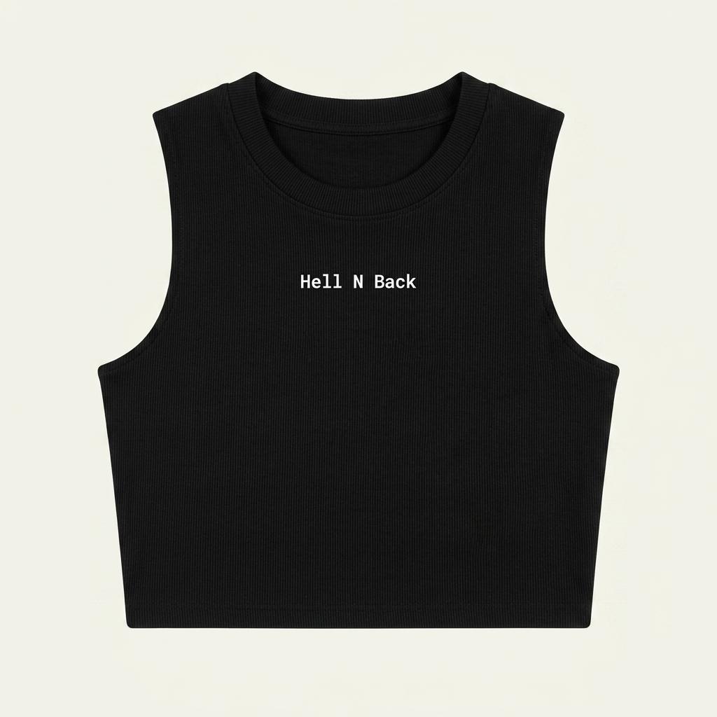 새상품 인프랩 여자 민소매블랙 Hell N Back Sleeveless 1