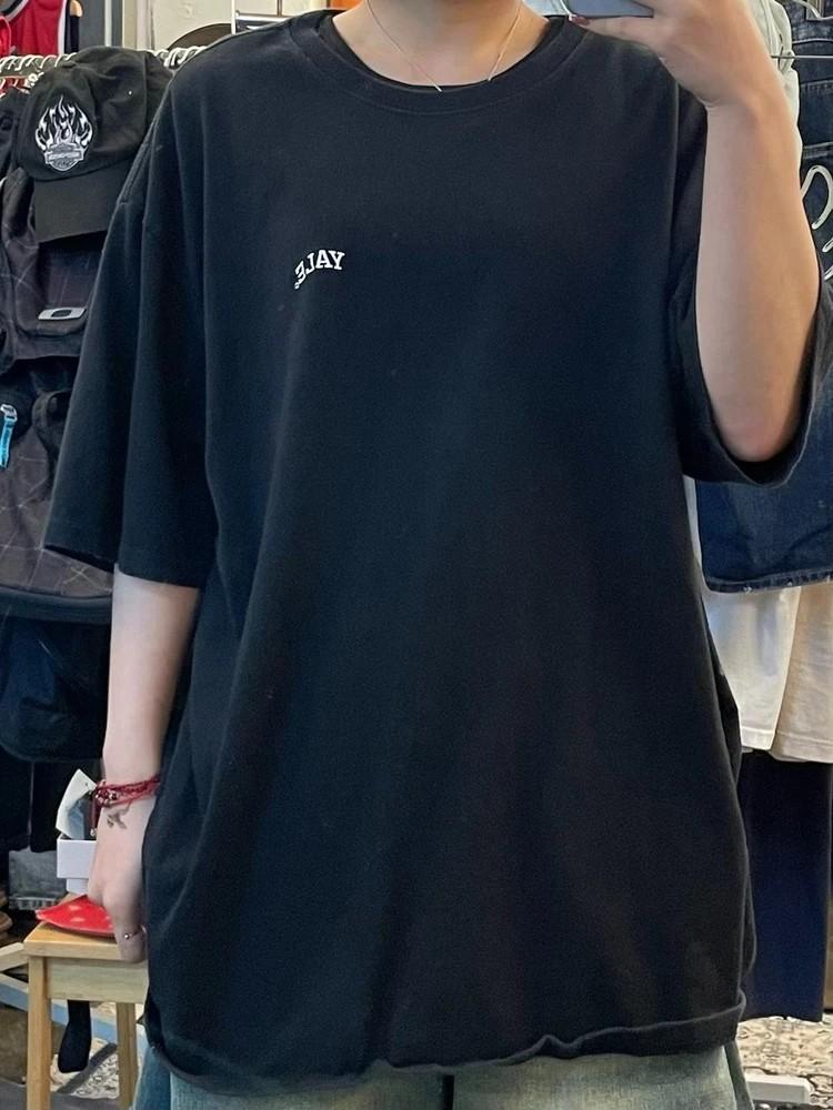XXL 예일 반팔티 블랙 빅사이즈 반팔티셔츠 2