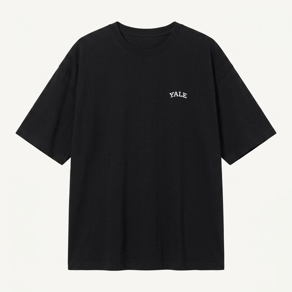 XXL 예일 반팔티 블랙 빅사이즈 반팔티셔츠 1