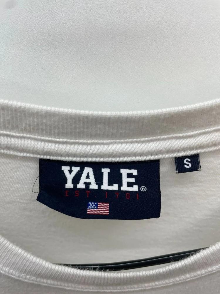 스몰 예일 YALE 엠브로이더리 반팔티셔츠 화이트 10