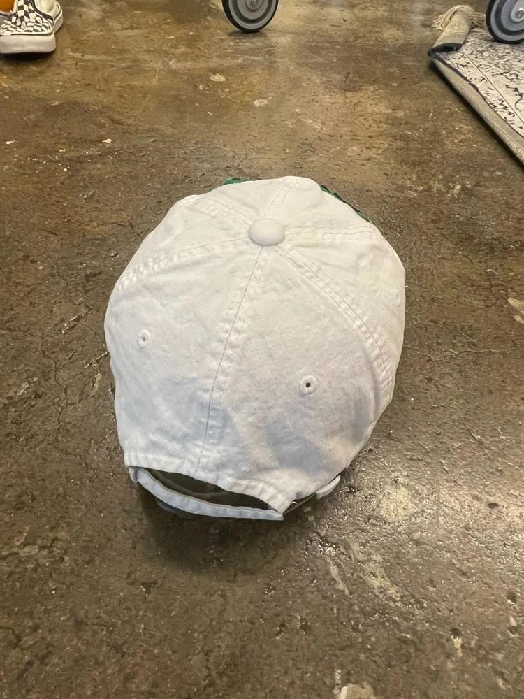 프리 vtg 워싱 화이트 볼캡 모자 y2k룩 4