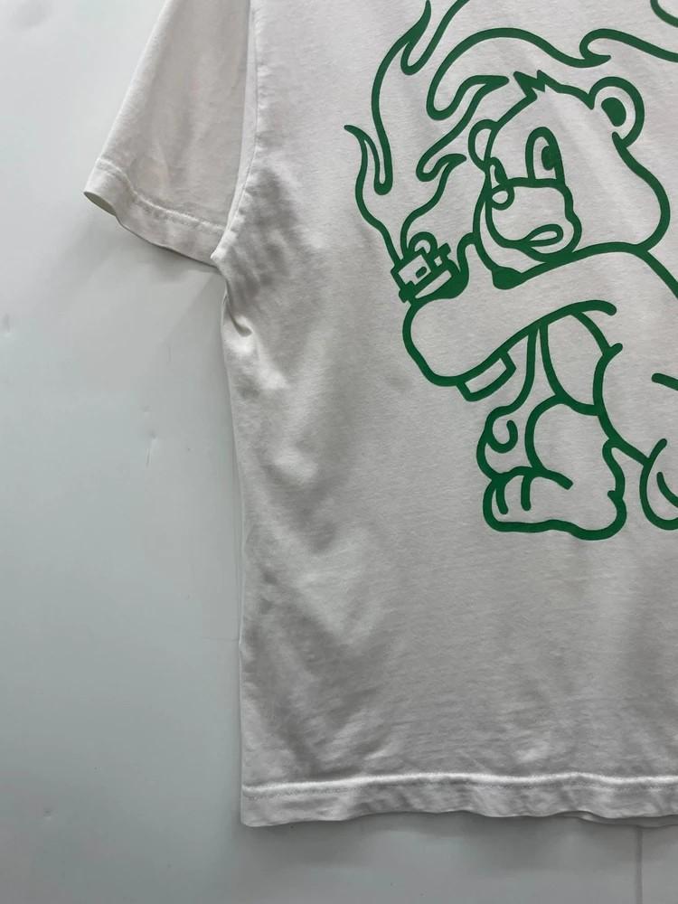 스몰 LMC FLAME 오버핏 베어티셔츠 화이트 5