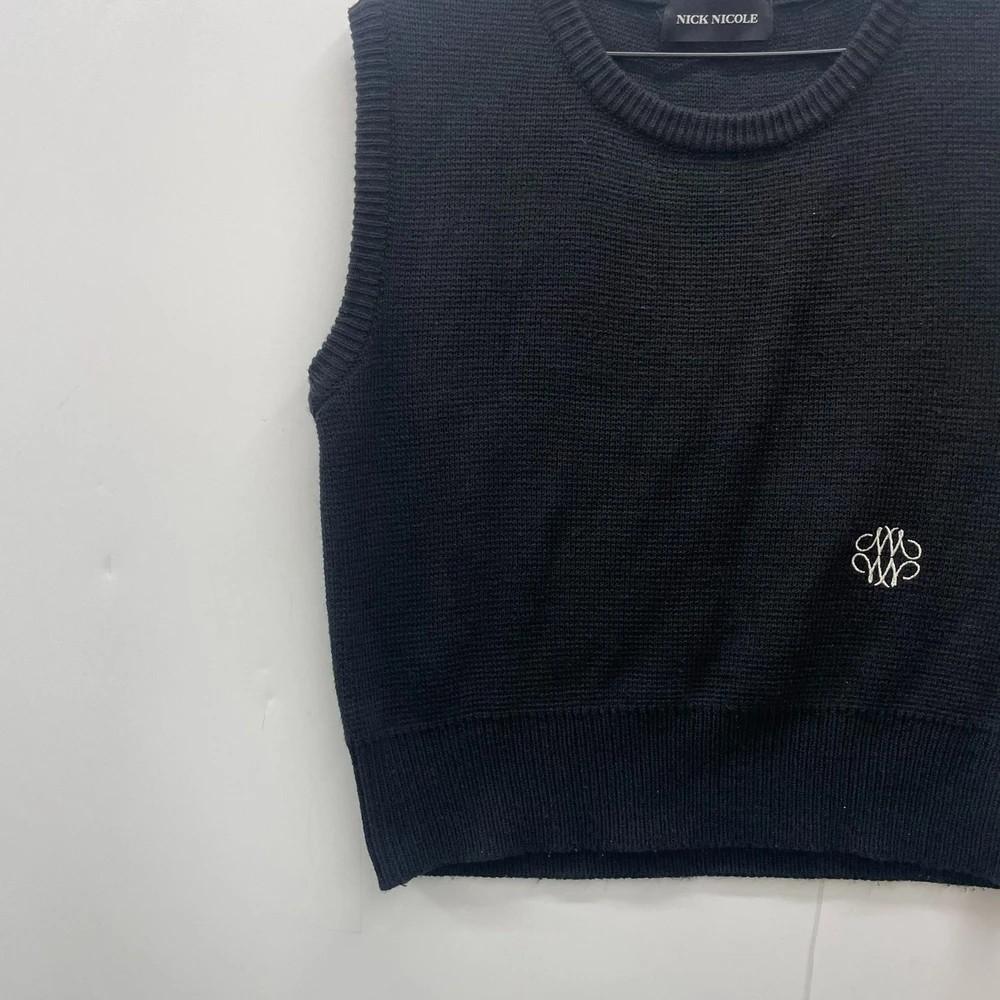 프리 닉앤니콜 CREW NECK VEST 넥 베스트 조끼 7
