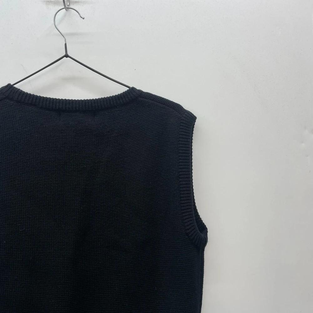 프리 닉앤니콜 CREW NECK VEST 넥 베스트 조끼 5