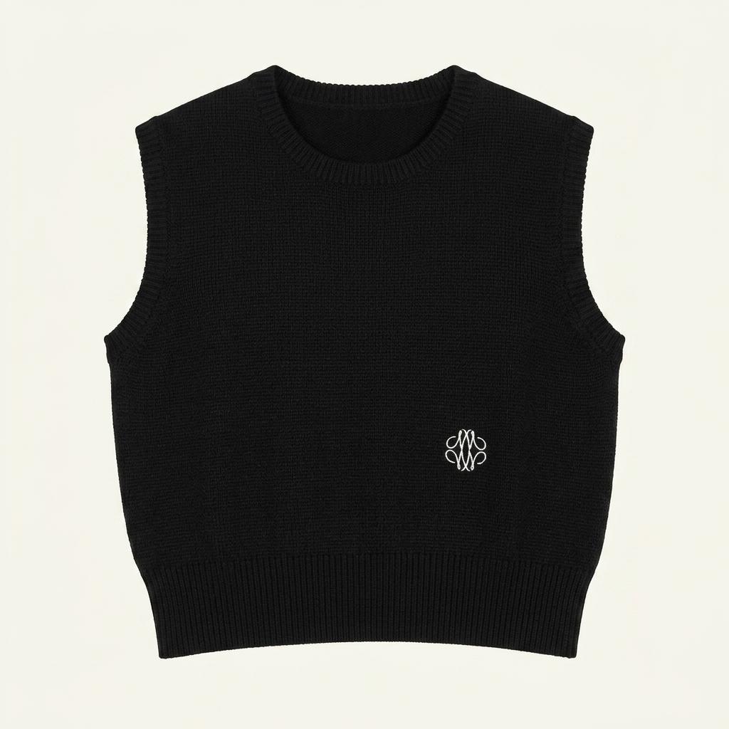프리 닉앤니콜 CREW NECK VEST 넥 베스트 조끼 1