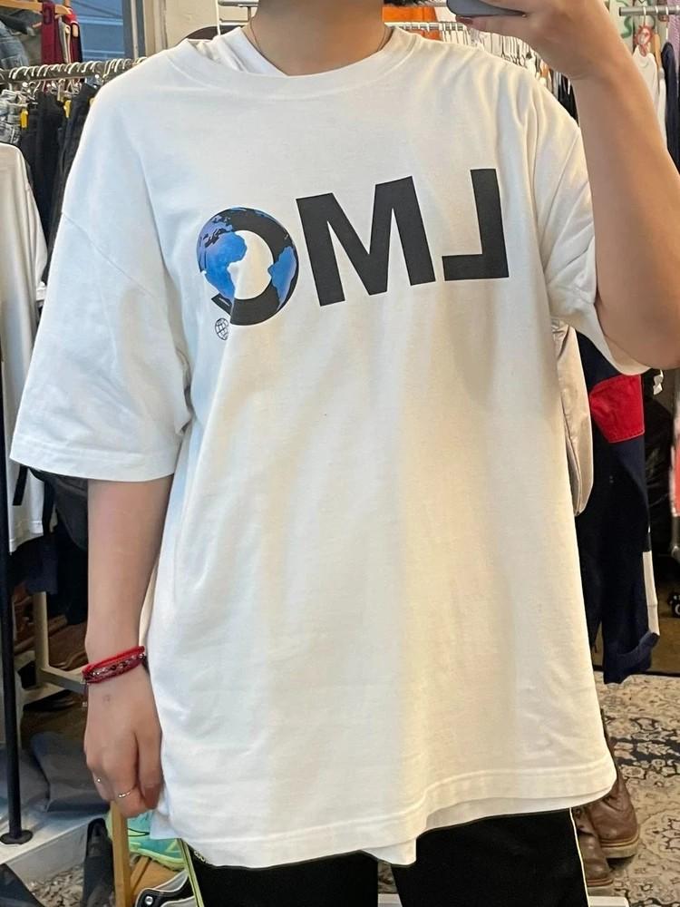 미디움 LMC EARTH 로고티셔츠 화이트 2