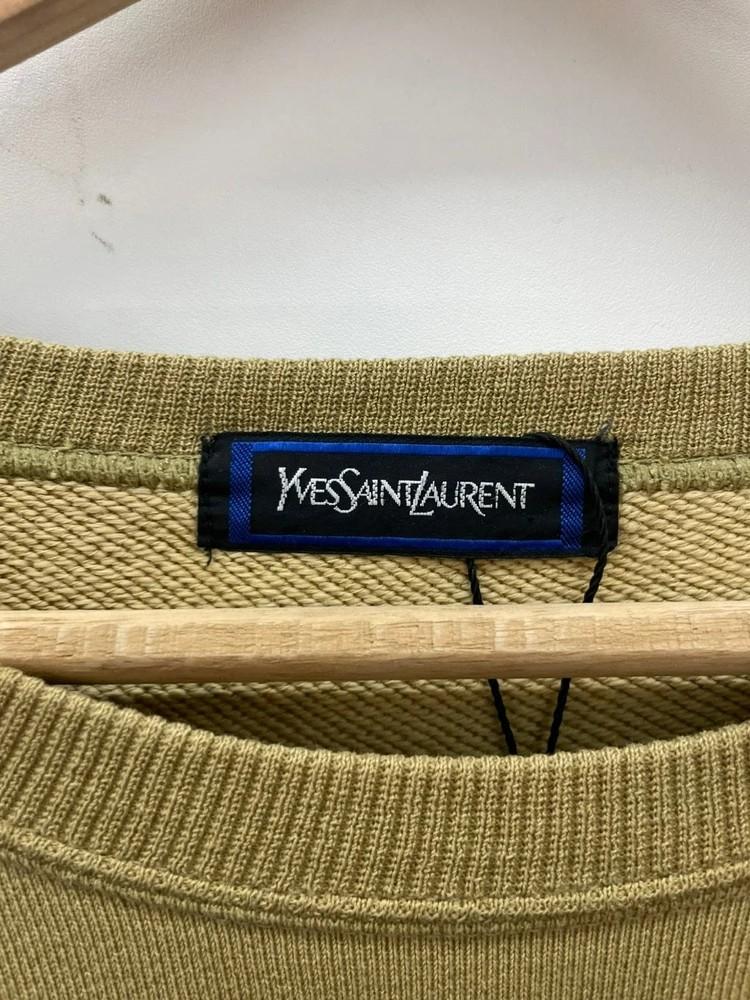 입생로랑 올드스쿨 스펠로고 오버핏 스웨트 트레이너 YSL 7
