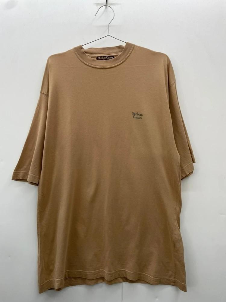 라지 말보로 클래식 90S 오버핏 반팔티셔츠 황토 4