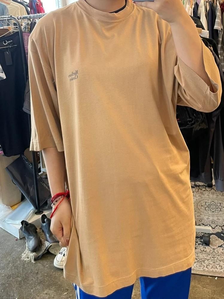 라지 말보로 클래식 90S 오버핏 반팔티셔츠 황토 2