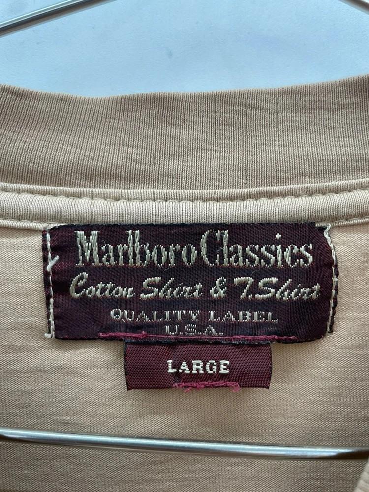 라지 말보로 클래식 90S 오버핏 반팔티셔츠 황토 7